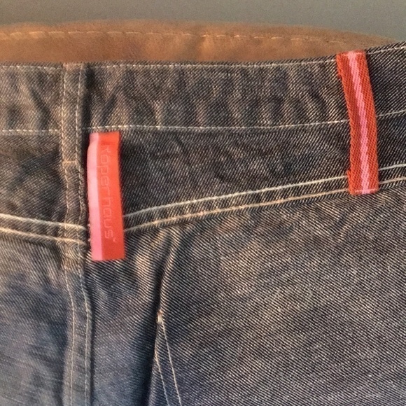 HOST Pick🍀 KOPHERHOUSE Pink Piping Inside Outside Reversed Style Unique Jeans - Picture 3 of 7